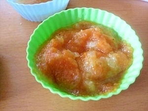 離乳食☆初期　野菜のバナナ和え,離乳食,キャベツ,