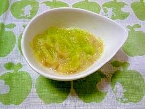 <離乳食初期>バナナキャベツ,離乳食,キャベツ,