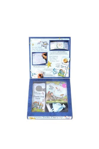 ベビートゥースアルバム Tooth Fairy Kit 乳歯ケース付きおまじないキット Blue bta0003-01,乳歯,保存,ケース