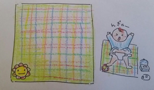 完成図,授乳ケープ,手作り,作り方