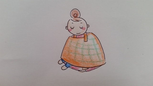 授乳ケープの完成図,授乳ケープ,手作り,作り方