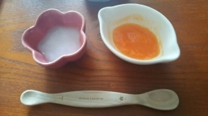 離乳食＊人参の裏ごし,離乳食,にんじん,