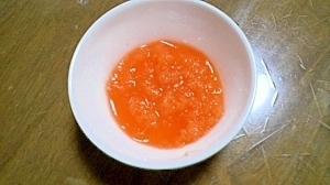 離乳食初期☆りんごとにんじん,離乳食,にんじん,