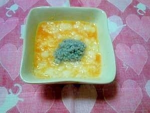 <離乳食初期>しらす入りにんじんうどん,離乳食,にんじん,