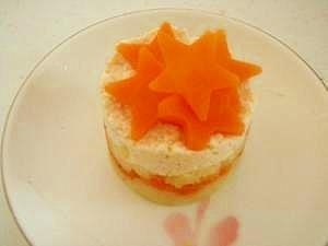 離乳食初期～ＯＫ！おかずになるケーキ,離乳食,にんじん,