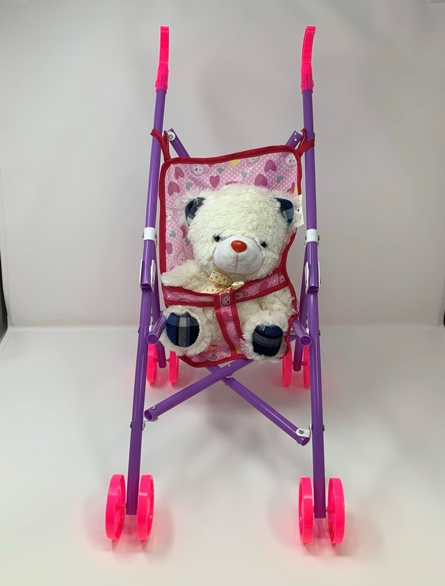 三日月百子のベビーカー&くま,三日月百子,