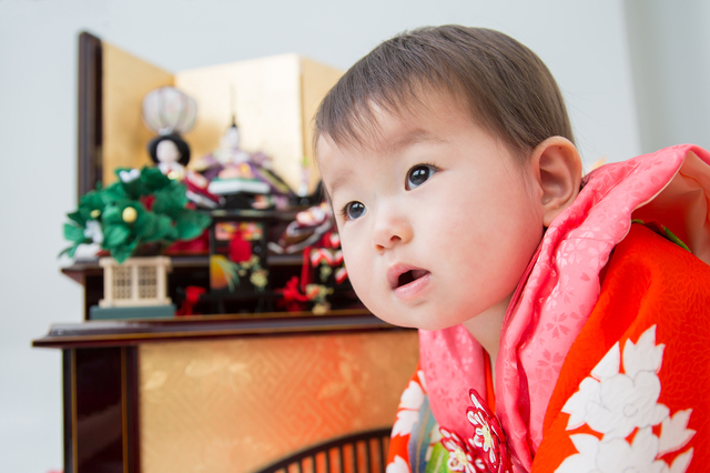 初節句の女の子,初節句,