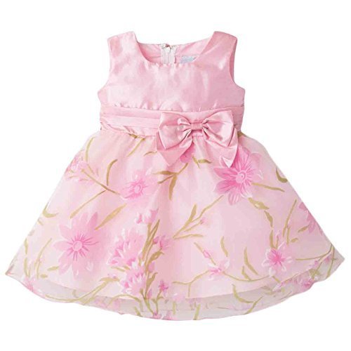 Catherine Cottage 結婚式 出産祝い お遊戯会 花柄 オーガンジー ドレス ベビー 女の子 CC0399 80cm ピンク,初節句,