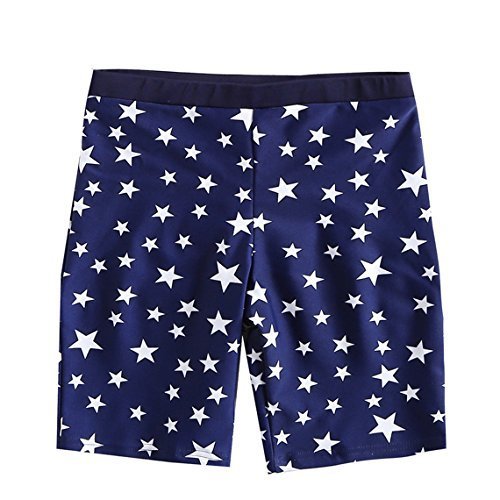 キッズ スクール水着 星柄 5T(100-110) ネイビー,赤ちゃん,水着,