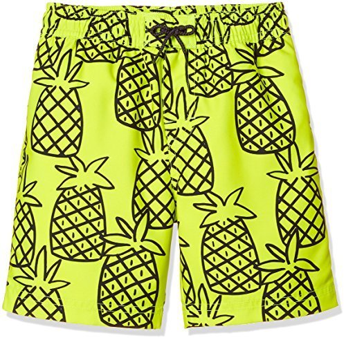 [ティコレクション]子供服 キッズ 水着 男の子 ボーイズ インポート UPF40+ パイナップル イエロー ボーイズ イエロー US 3T(3~4歳):日本サイズ約95~100cm (日本サイズ100 相当),赤ちゃん,水着,