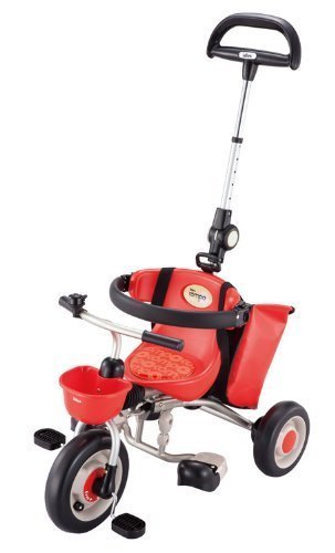 アイデス 折りたたみコンポ タウン レッド,三輪車,人気,