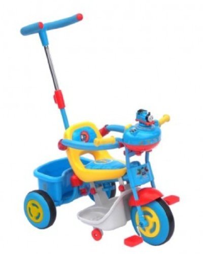 上尾工業 きかんしゃトーマス かじ取り三輪車 ブルー,三輪車,人気,