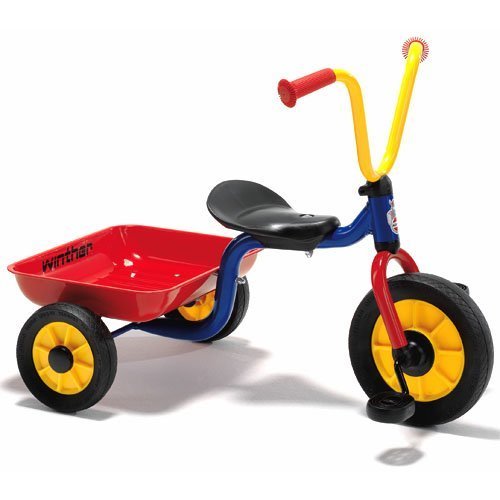 BorneLund（ボーネルンド） Winther ウィンザー社 ペリカンデザイン三輪車 Vハンドル カラー（荷台つき）【WI44447】,三輪車,人気,