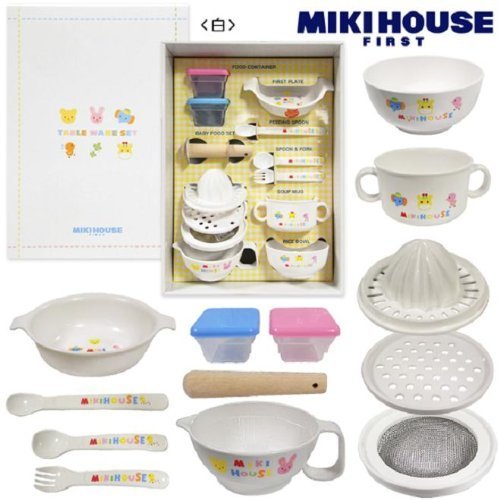 ミキハウスファースト テーブルウェアセット 46-7092-848,離乳食食器,