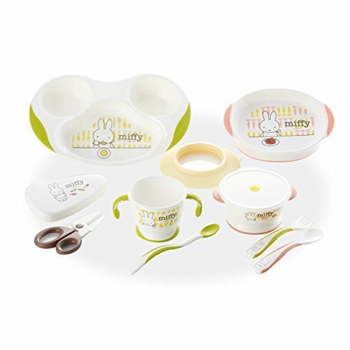 リッチェル TLI(トライ)シリーズ ミッフィーベビー食器セット,離乳食食器,