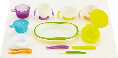 コンビ ベビーレーベル ステップアップ食器セット,離乳食食器,