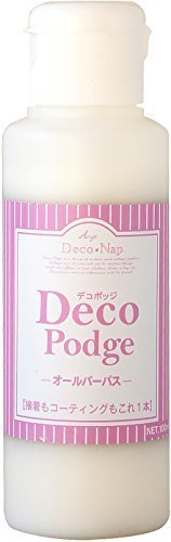 デコパージュ液 デコポッジ オールパーパス 100ml AG-4441,スマホケース,手作り,