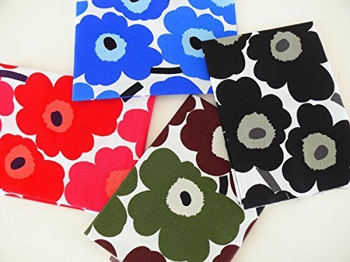 marimekko（マリメッコ） ハギレセット 約30×30cm以上 MINI UNIKKO（ミニ ウニッコ） 3枚1組,スマホケース,手作り,