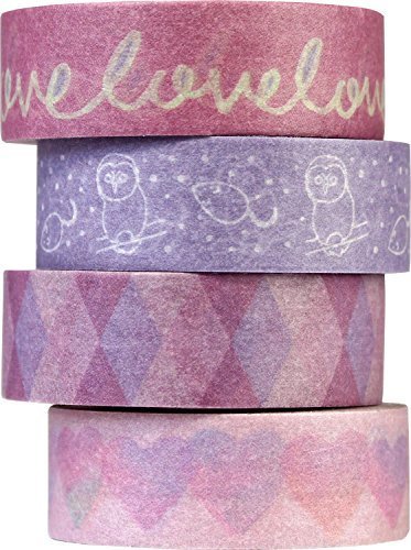 WRC マスキングテープ グレイシュマステ 4巻セット W01-GMT-ASET,スマホケース,手作り,