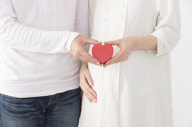 ハートを持つ夫婦,妊娠中,性行為,いつまで