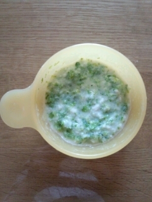 離乳食☆中期☆ レタスと鯛のホワイトソース煮,離乳食,ホワイトソース,