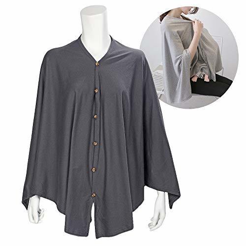 hanano 3WAY 高品質 授乳ケープ ストール ポンチョ 360度 安心 ナーシングケープ 上質 コットン生地 (ネイビー),授乳ケープ,