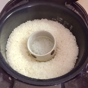 離乳食☆大人のご飯と一緒に。炊飯器で出来る10倍粥,10倍粥,