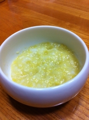 離乳食☆初期 コーンとさつまいも粥,10倍粥,