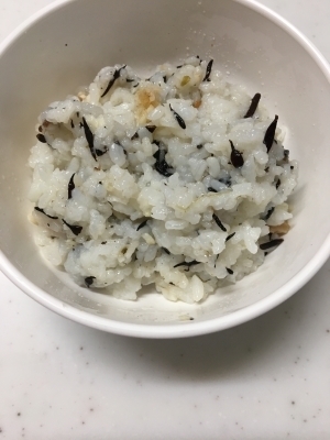 離乳食後期☆ぶりのあら&ひじきの混ぜ4倍粥☆,離乳食,ぶり,