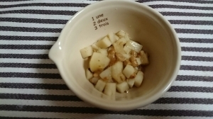 離乳食後期~納豆と山芋のトロトロ煮~,長芋,離乳食,