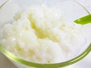 離乳食後期◎とろろがゆ ,長芋,離乳食,