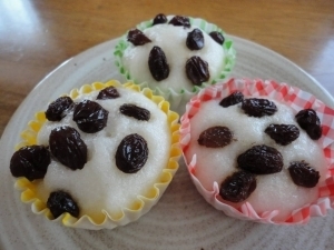 ＜卵乳小麦なし　こどものおやつ＞かるかん風蒸しパン,長芋,離乳食,