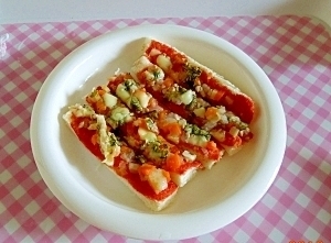 離乳食 後期～　ピザトースト,離乳食,食パン,