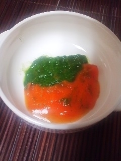 離乳食初期★二色スープ,白菜,離乳食,