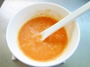 離乳食初期◎とまとスープがゆ,白菜,離乳食,