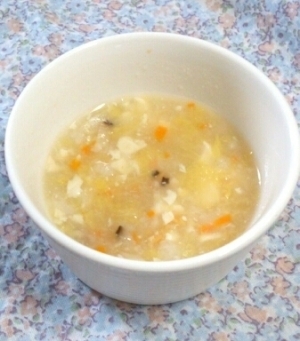 離乳食初期～☆忙しいときはねこまんま,白菜,離乳食,