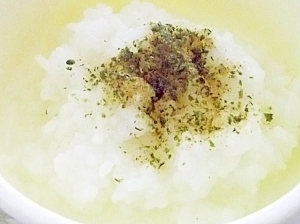 離乳食後期◎手作りふりかけのおかゆ,離乳食,ごま,