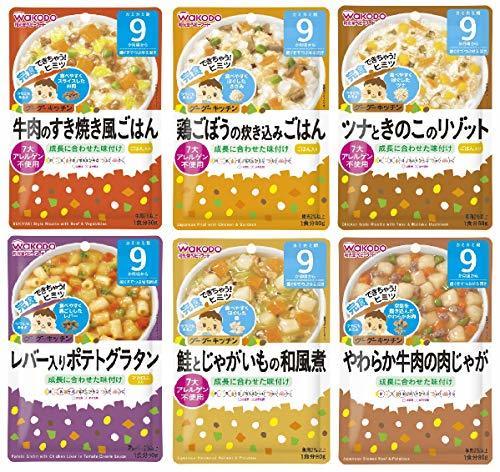 和光堂　グーグーキッチン [9か月頃から] おすすめセット ベビーフード 6種×2袋(12袋),9ヶ月,離乳食,