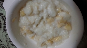 【離乳食後期】バナナヨーグルトパン粥,9ヶ月,離乳食,