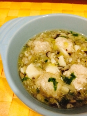 【離乳食 後期】野菜たっぷり鶏団子スープ,9ヶ月,離乳食,