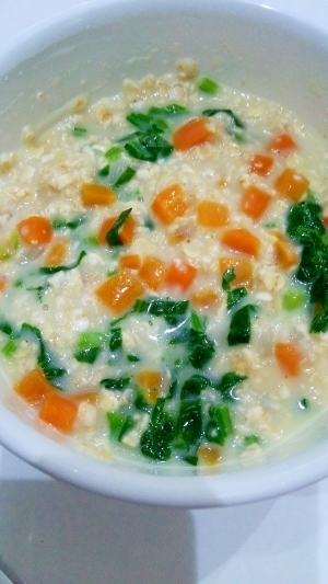 離乳食☆野菜たっぷりオートミールのクリーム煮風,離乳食,オートミール,