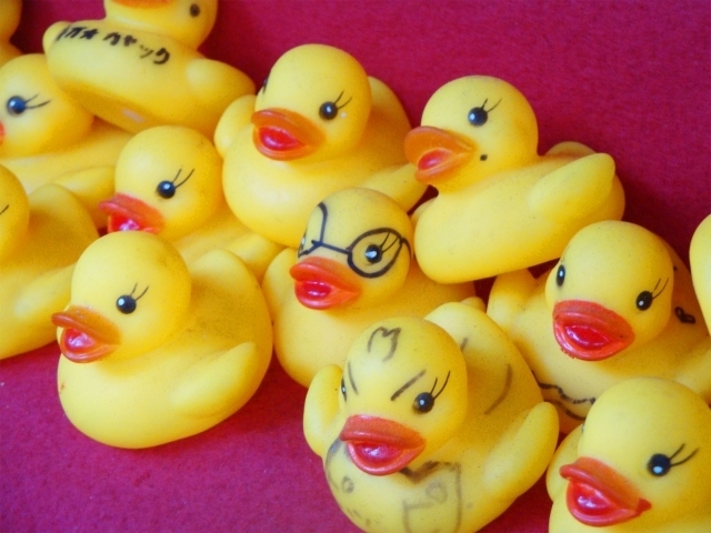 あひるのおもちゃ,赤ちゃん,一人,お風呂