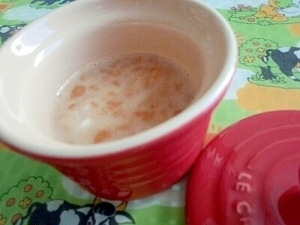 バナナとりんごのプリン☆離乳食 ,離乳食,りんご,