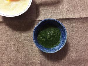 離乳食初期*小松菜とさつまいものトロトロ,小松菜,離乳食,