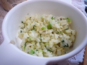 離乳食後期　玉ねぎたっぷりチャーハン ,小松菜,離乳食,