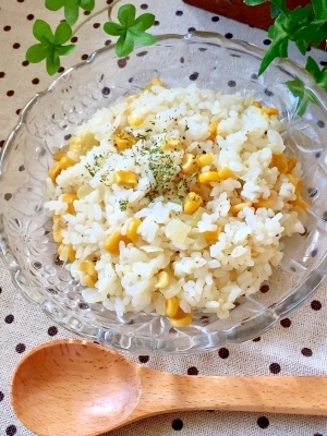 子供ウケ抜群♫バターコーンライス ,お弁当,ご飯,