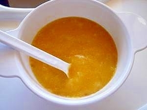 離乳食・初期！かぼちゃと人参のミルク粥,離乳食,ミルク,