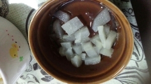 【離乳食中期】りんごのブドウ煮,離乳食,ぶどう,