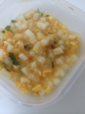 〜離乳食中期〜 一品で栄養丸ごとおうどん,離乳食,わかめ,