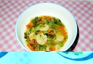 離乳食 完了期～ お野菜たっぷりすいとん,離乳食,わかめ,